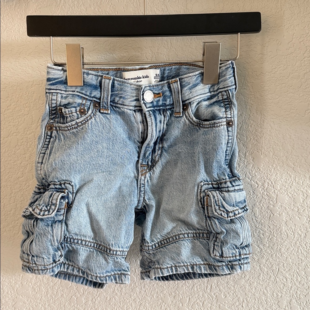 Boys 5/6 Jean cargo short